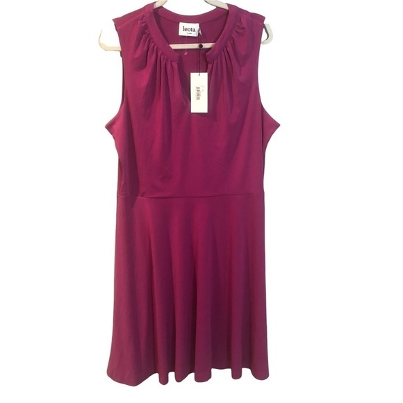 Leota Cassie Dress in Orchid NWT XL - Picture 2 of 11